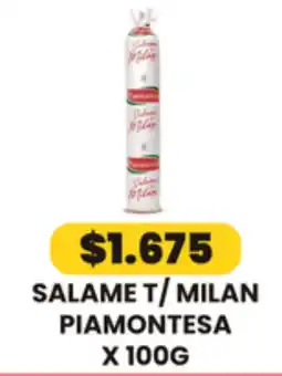 Autoservicio Capo Salame t/ milan piemontesa oferta