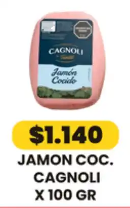 Autoservicio Capo Cagnoli jamon cocido oferta
