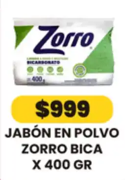 Autoservicio Capo Zorro jabón en polvo bica oferta