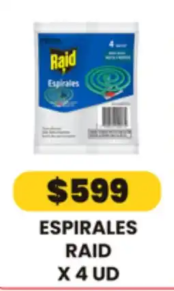 Autoservicio Capo Raid espirales oferta