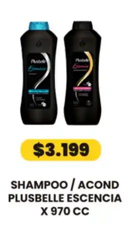 Autoservicio Capo Plusbelle shampoo / acond plusbelle escencia oferta