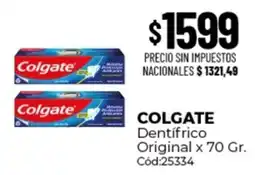 Diarco Colgate dentífrico original oferta