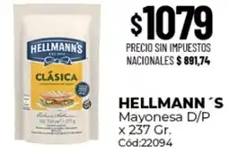 Diarco Hellmann's mayonesa d/p oferta