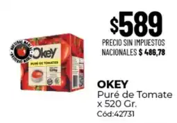 Diarco Okey puré de tomate oferta