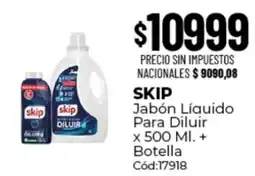 Diarco Skip jabón líquido para diluir oferta