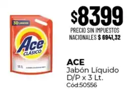 Diarco Ace jabón líquido oferta