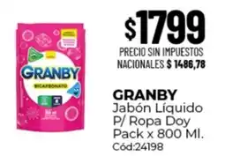 Diarco Granby jabón líquido p/ ropa doy oferta