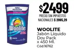Diarco Woolite jabón líquido oferta
