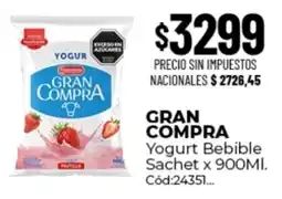 Diarco Gran compra yogur bebible oferta