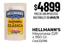 Diarco Hellmann's mayonesa d/p oferta