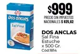 Diarco Dos anclas sal fina oferta