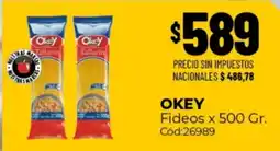 Diarco Okey fideos oferta