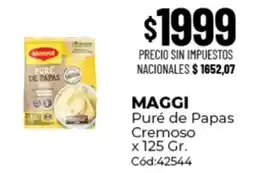 Diarco Maggi puré de papas cremoso oferta