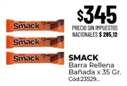 Diarco Smack barra rellena bañada oferta