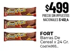 Diarco Fort barras de cereal oferta