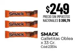 Diarco Smack galletitas oblea oferta