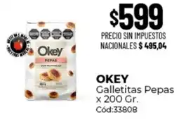 Diarco Okey galletitas pepas oferta