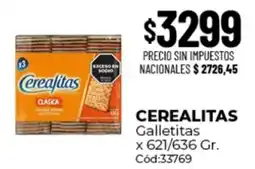 Diarco Cerealitas galletitas oferta