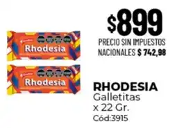 Diarco Rhodesia galletitas oferta