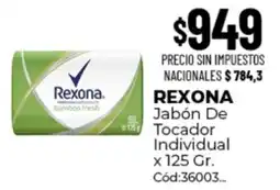Diarco Rexona jabón de tocador individual oferta