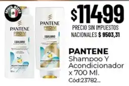 Diarco Pantene shampoo y acondicionador oferta