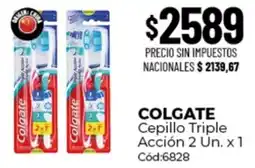 Diarco Colgate cepillo triple acción oferta
