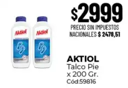 Diarco Aktiol talco pie oferta