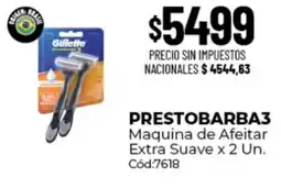 Diarco Prestobarba3 maquina de afeitar extra suave oferta