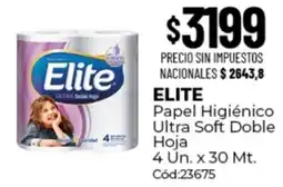Diarco Elite papel higiénico ultra soft doble hoja oferta