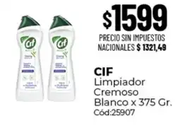 Diarco Cif limpiador cremoso blanco oferta