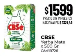 Diarco Cbse yerba mate oferta