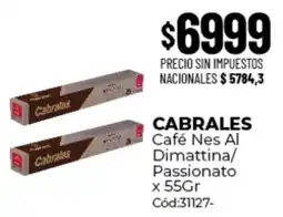 Diarco Cabr alas café nes al dimattina/ passionato oferta