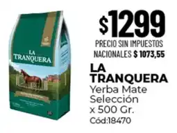 Diarco La tranquera yerba mate selección oferta