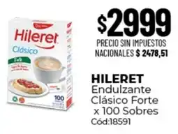 Diarco Hileret endulzante clásico forte x100 sobres oferta