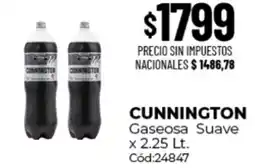 Diarco Cunnington gaseosa suave oferta