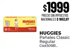 Diarco Huggies pañales classic regular oferta