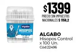 Diarco Algabo hisopos control oferta