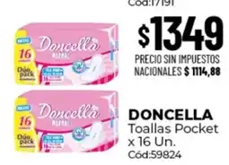 Diarco Doncella toallas pocket oferta