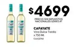 Diarco Cafayate - vino dulce tardio oferta