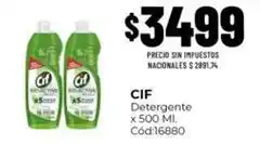 Diarco Cif - detergente x 500 ml. cód:16880 oferta