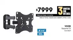 Diarco Soporte tv móvil 26 a 42 oferta