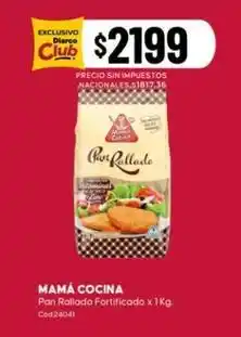 Diarco Pan rallado fortificado x 1kg oferta