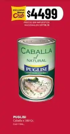 Diarco Puglisi - caballa al natural oferta