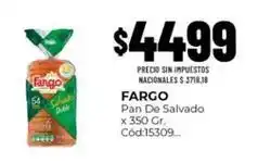 Diarco Fargo - pan de salvado x 350 gr. cód:15309 oferta