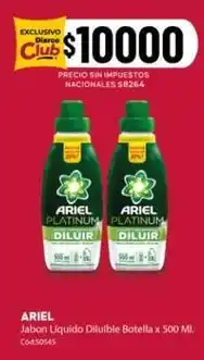 Diarco Ariel - jabon liquido diluible botella x 500 ml oferta
