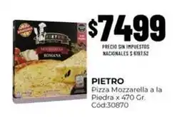 Diarco Pietro - pizza mozzarella a la piedra x 470 gr. cód:30870 oferta