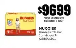Diarco Huggies - pañales classic jumbopack cód:50516 oferta