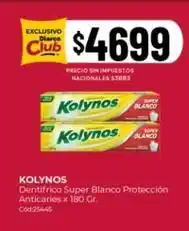 Diarco Dentífrico super blanco protección anticaries x 180 gr. cód 25445 oferta