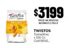 Diarco Twistos - tostaditas x 100 gr. cód:18145 oferta