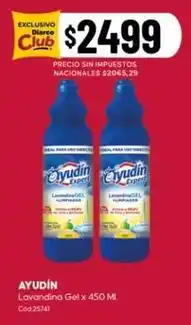 Diarco Lavandina gel x 450 ml oferta